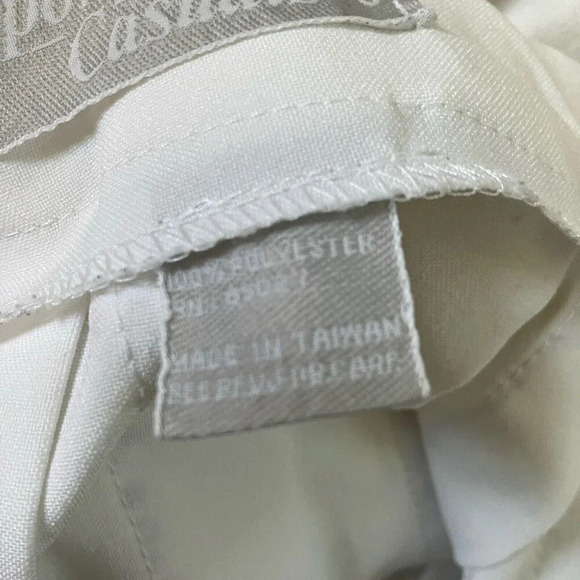 Vintage Sport Casuals White Pleated Tennis Skirt 26" - Picture 6 of 6